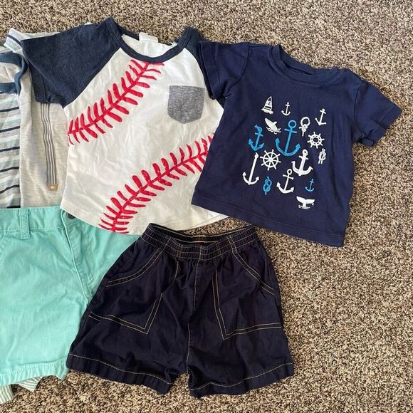 18 month toddler boy short sleeve clothing bundle - Picture 8 of 10